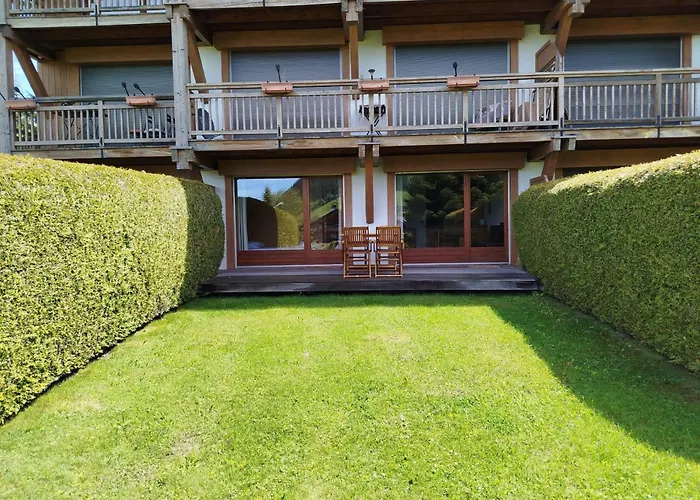 With Garden On The Snow Front Megève